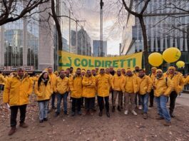 Coldiretti Ravenna manifesta a Bruxelles: via i tecnocrati dall’Europa