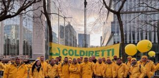 Coldiretti Ravenna manifesta a Bruxelles: via i tecnocrati dall’Europa