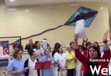 Alcune immagini del concerto di Natale nell’atrio dell’Ospedale di Lugo