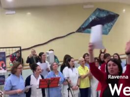 Alcune immagini del concerto di Natale nell’atrio dell’Ospedale di Lugo
