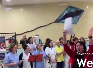Alcune immagini del concerto di Natale nell’atrio dell’Ospedale di Lugo