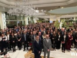 La cena degli auguri del Gruppo la Cassa di Ravenna con tutto il personale, 724 persone presenti