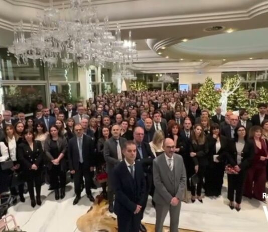 La cena degli auguri del Gruppo la Cassa di Ravenna con tutto il personale, 724 persone presenti