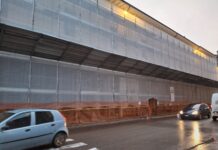 Incidente sul lavoro al cantiere di Palazzo delle Esposizioni: un uomo trasportato al Bufalini