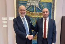 L’assessore Sbaraglia incontra a Londra l’ambasciatore Lambertini in occasione della presentazione del museo Byron all’Istituto italiano di cultura