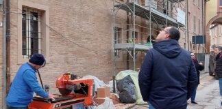 Bagnacavallo. Pnrr: sopralluogo a Palazzo Abbondanza, nella fase conclusiva il cantiere del Centro Sociale