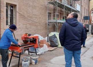 Bagnacavallo. Pnrr: sopralluogo a Palazzo Abbondanza, nella fase conclusiva il cantiere del Centro Sociale