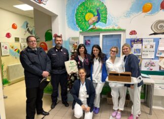 Avis, Carabinieri Biodiversità e Gruppo Hera portano doni e sorrisi ai bambini della Pediatria di Ravenna