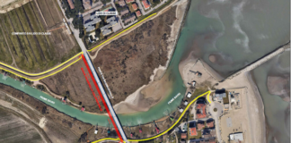 Nuovo collegamento ciclopedonale Lido di Classe – Lido di Savio: lavori in ritardo a causa delle alluvioni