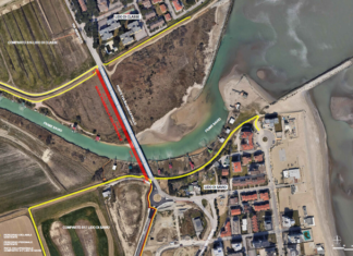 Nuovo collegamento ciclopedonale Lido di Classe – Lido di Savio: lavori in ritardo a causa delle alluvioni