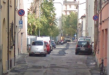 Lavori in via San Giovanni Battista