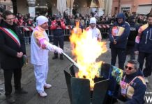 La torcia olimpica a Ravenna: tra i tedofori anche l’ex ginnasta Milena Baldassarri