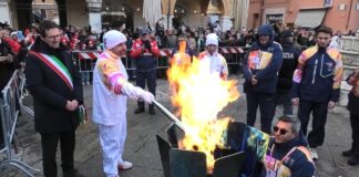 La torcia olimpica a Ravenna: tra i tedofori anche l’ex ginnasta Milena Baldassarri
