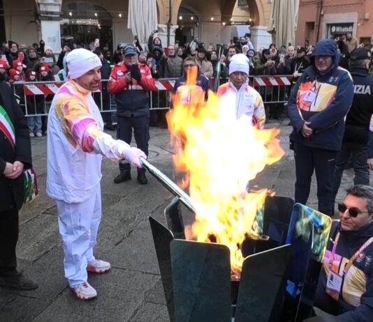 La torcia olimpica a Ravenna: tra i tedofori anche l’ex ginnasta Milena Baldassarri