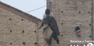 La Befana sfida il maltempo e scende dal cielo al Villaggio di Natale di ADVS Ravenna