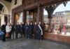 Inaugurata al Private Banking della Cassa la mostra sul Carnevale alla presenza del presidente Antonio Patuelli e dell’arcivescovo Lorenzo Ghizzoni