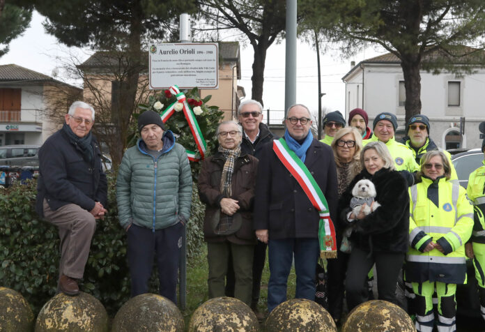 15-02-2026-; s pietr in vicoli targa e corona per aurelio orioli