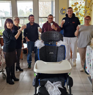 Alla Cra Jus Pascendi una poltrona basculante e un cuscino antidecubito dal memorial Paolini