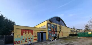 Museo diffuso di Granarolo: iniziata la seconda parte del murales sul capannone di ORI Altini