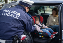 Bassa Romagna: controlli mirati della Polizia locale sul corretto trasporto dei bambini in auto