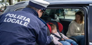 Bassa Romagna: controlli mirati della Polizia locale sul corretto trasporto dei bambini in auto