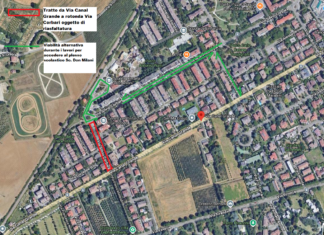 Nuovo asfalto in via Corbari